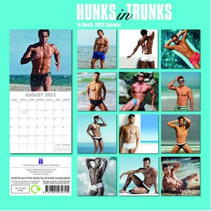 Hunks in Trunks 2023 Calendar