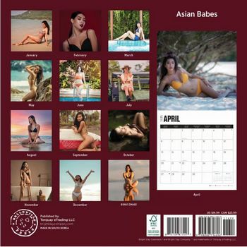 Asian Babes 2025 Calendar