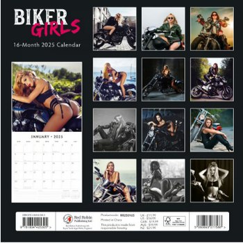 Biker Girls 2025 Calendar