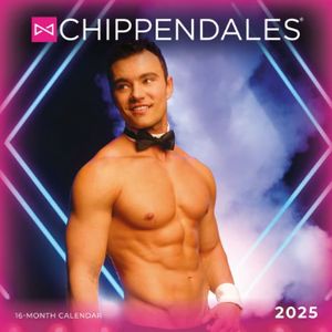 Chippendales 2025 Mini Wall Calendar