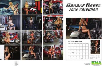 Garage Babes 2024 Calendar
