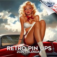 Retro Pin Ups 2026 Calendar