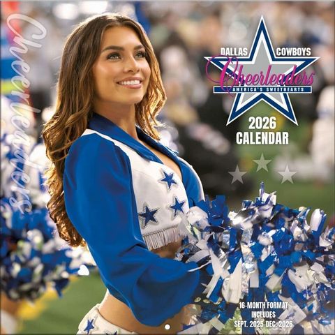 Cowboys Cheerleaders 2026 Calendar